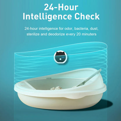 Cat Litter Box Deodorizer & Smart Air Purifier