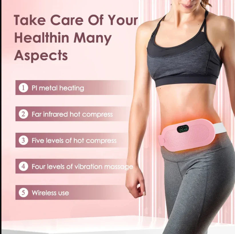 ThermiEase™ Relief Belt — On-the-Go Menstrual Comfort