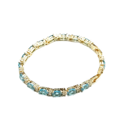 Zircon Crystal Inlaid Bracelet for Women