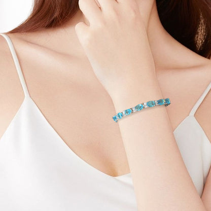 Zircon Crystal Inlaid Bracelet for Women