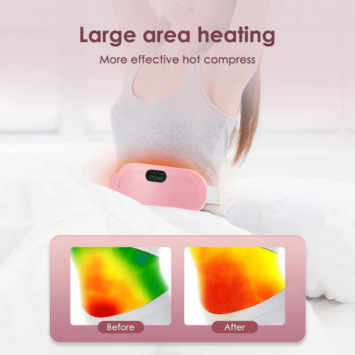ThermiEase™ Relief Belt — On-the-Go Menstrual Comfort